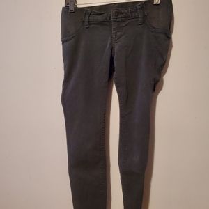 Women's Maternity Below Belly Black Denim Jeans Size 2